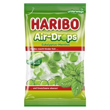 Haribo - Air-Liquorices Euka-Menthol 100 Gram