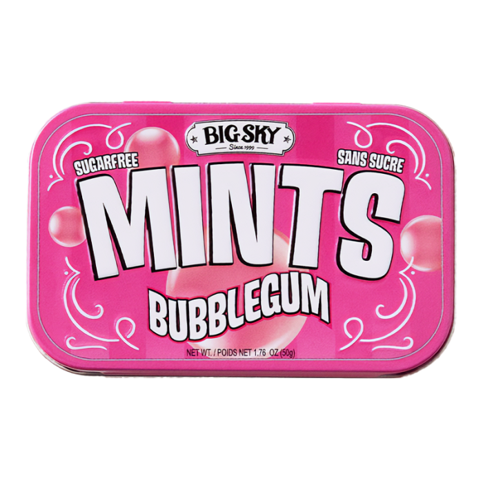 Big Sky Mints - Bubble Gum 50 Gram