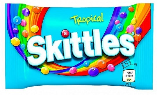 Skittles - Tropical 45 grammes
