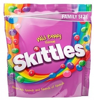 Skittles - Wild Berry Pouch 196 Gram
