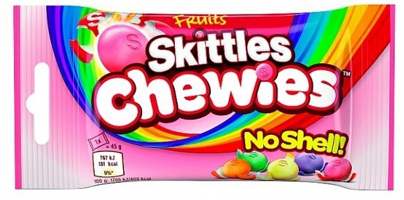 Skittles - Fruit Chewies Bag Single 45 Gram