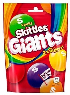 Skittles - Giants Fruit Sweets 132 Gram