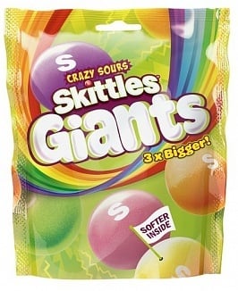 Skittles - Giants Crazy Sours 132 Gram