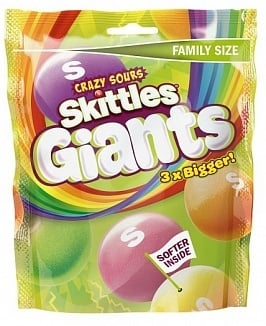 Skittles - Giant Sours 170 Gram