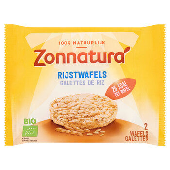 Zonnatura - Rijstwafels 15 Gram 12 Stuks