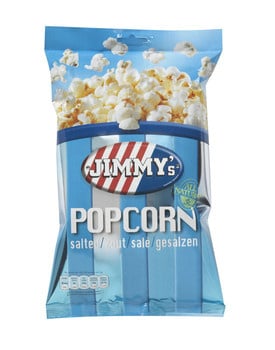 Jimmy's - Popcorn Zout 60 Gram 12 Pieces