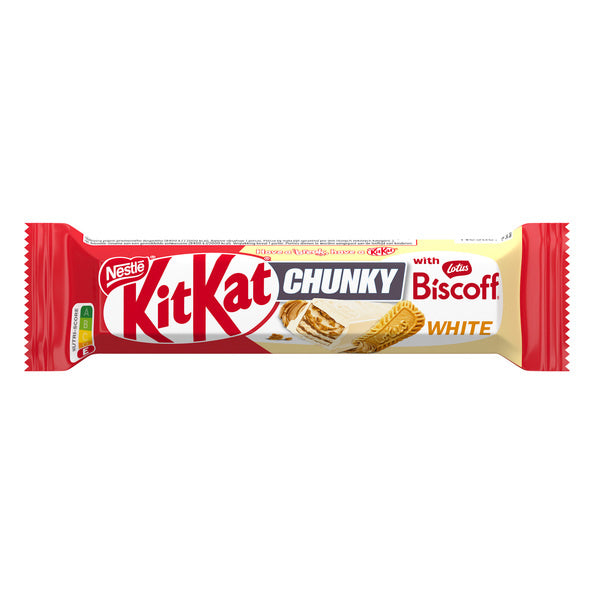 Kit Kat - Cunky White Lotus Biscoff White 42 Gramm