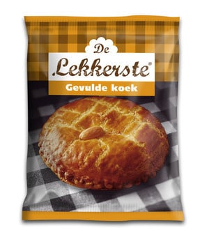 De Lekkerste - Gevulde Koek 100 Gram 16 Stuks