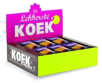 De Lekkerste - Cakeplak 60 Gram 15 Stuks