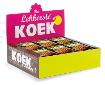 De Lekkerste - Appelkoek 100 Gram 16 Stuks