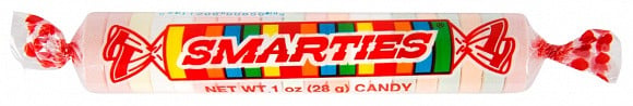 Riesige Smarties-Süßigkeitenrollen, 28 Gramm