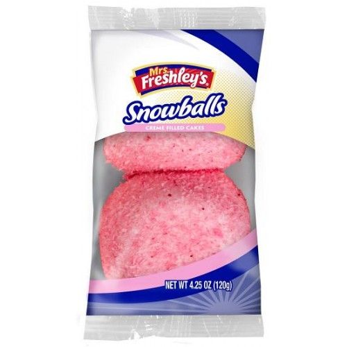 Mrs Freshleys Pink Snowballs 120 Gram