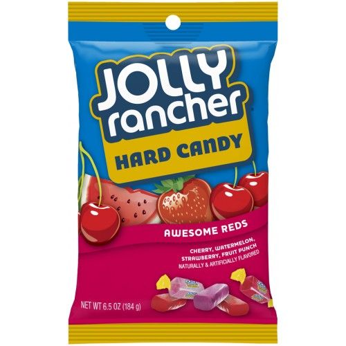 Jolly Rancher - Awesome Reds Bonbons im Beutel, 184 Gramm