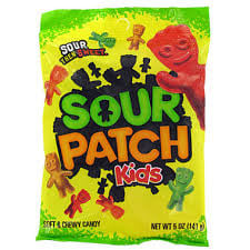 Saure Fruchtgummis 141 Gramm
