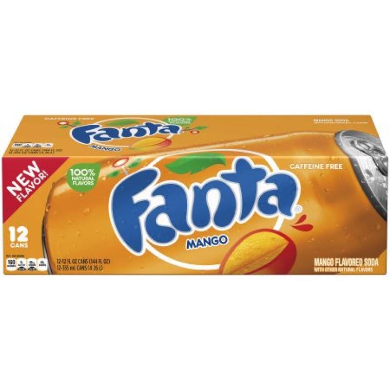 Fanta - Mango 355ml 12 Blikjes