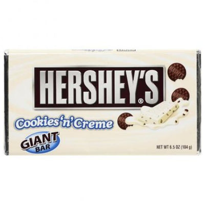 Hersheys White Cookies N' Crème Bar Giant 184 Gram