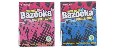 Bazooka – Tutti Frutti oder Himbeere 33 Gramm