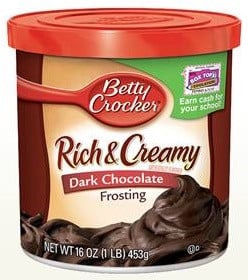 Betty Crocker - Dunkle Schokoladenglasur 453 Gramm