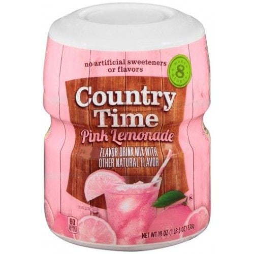 Country Time 8QT Pink Lemonade Mix 538 Gram