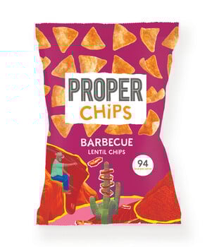 Propercorn - Proper Chips BBQ 85 Gram 8 Stuks