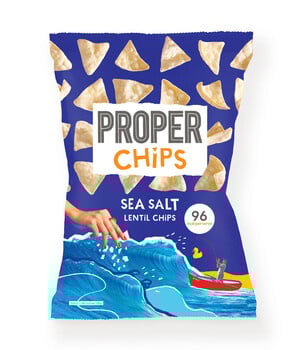 Propercorn - Sea Salt Chips 85 Gram 8 Stuks