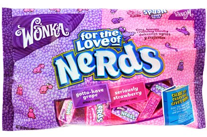 Wonka - Strawberry & Grape Nerds Minis 340 Gram