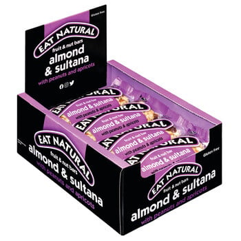 Eat Naturals - Almond & Sultana 50 Gram 12 Stück