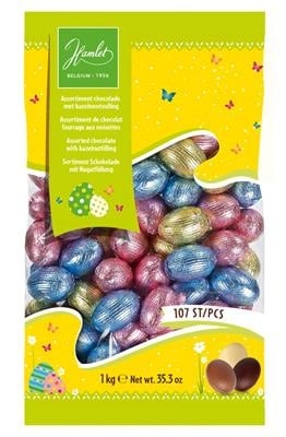 Hamlet - Eitjes Mix Praliné 8,5 Gram 1 Kilo