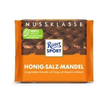 Ritter Sport - Honig-Salz-Mandel 100 Gram