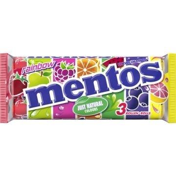 Mentos - Regenbogen 3er-Packung 112,5 Gramm