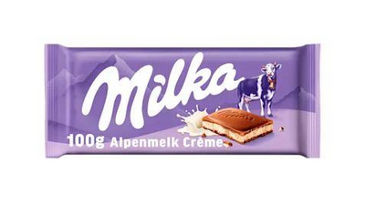 Milka - Alpenmelk Crème 100 Gram