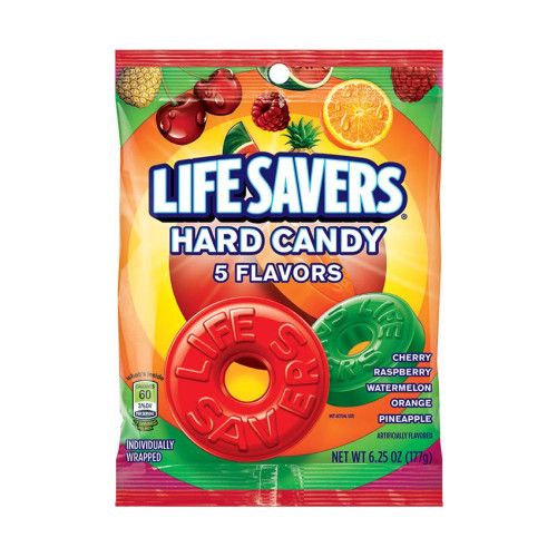 Lifesavers Harte 5-Geschmacksrichtungen-Tasche, 177 Gramm