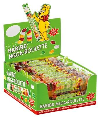 Haribo Mega Roulette Sour 45 gram 40 Stuks
