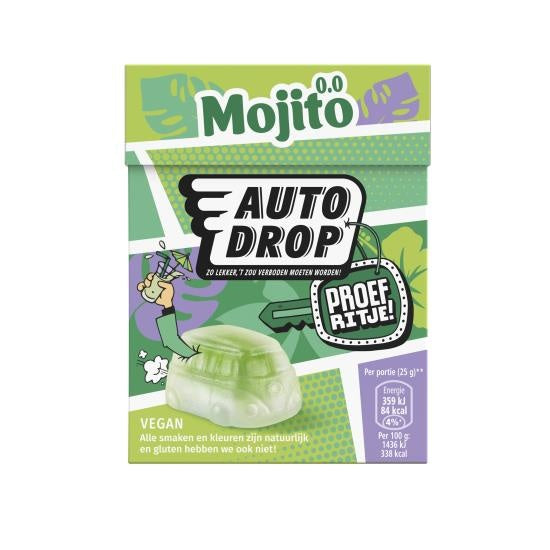 autodrop, auto drop, drop in de vorm van een auto.