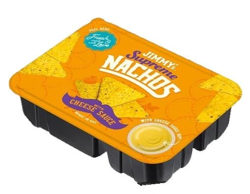 Jimmy's Supreme Nachos mit Käsesauce, 200 Gramm