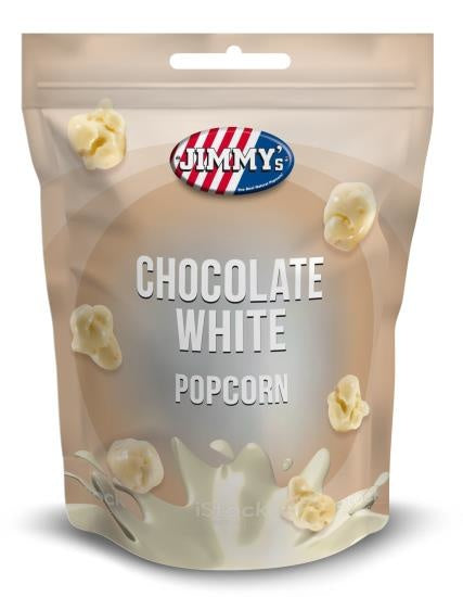 Popcorn au chocolat blanc Jimmy's - 120 grammes
