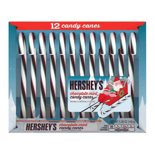 Hershey - Chocolate Mint Candy Canes 149 Gram