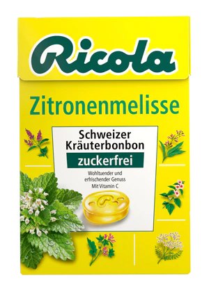 Ricola Zitronenmelisse Bonbon 50 Gram (suikervrij)