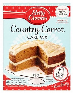 Betty Crocker - Country Carrot Cake Mix (UK-Produkt)