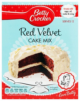 Betty Crocker - Red Velvet Cake Mix (UK Product)