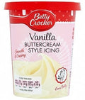 Glaçage Betty Crocker - Crème au beurre vanille 400 grammes