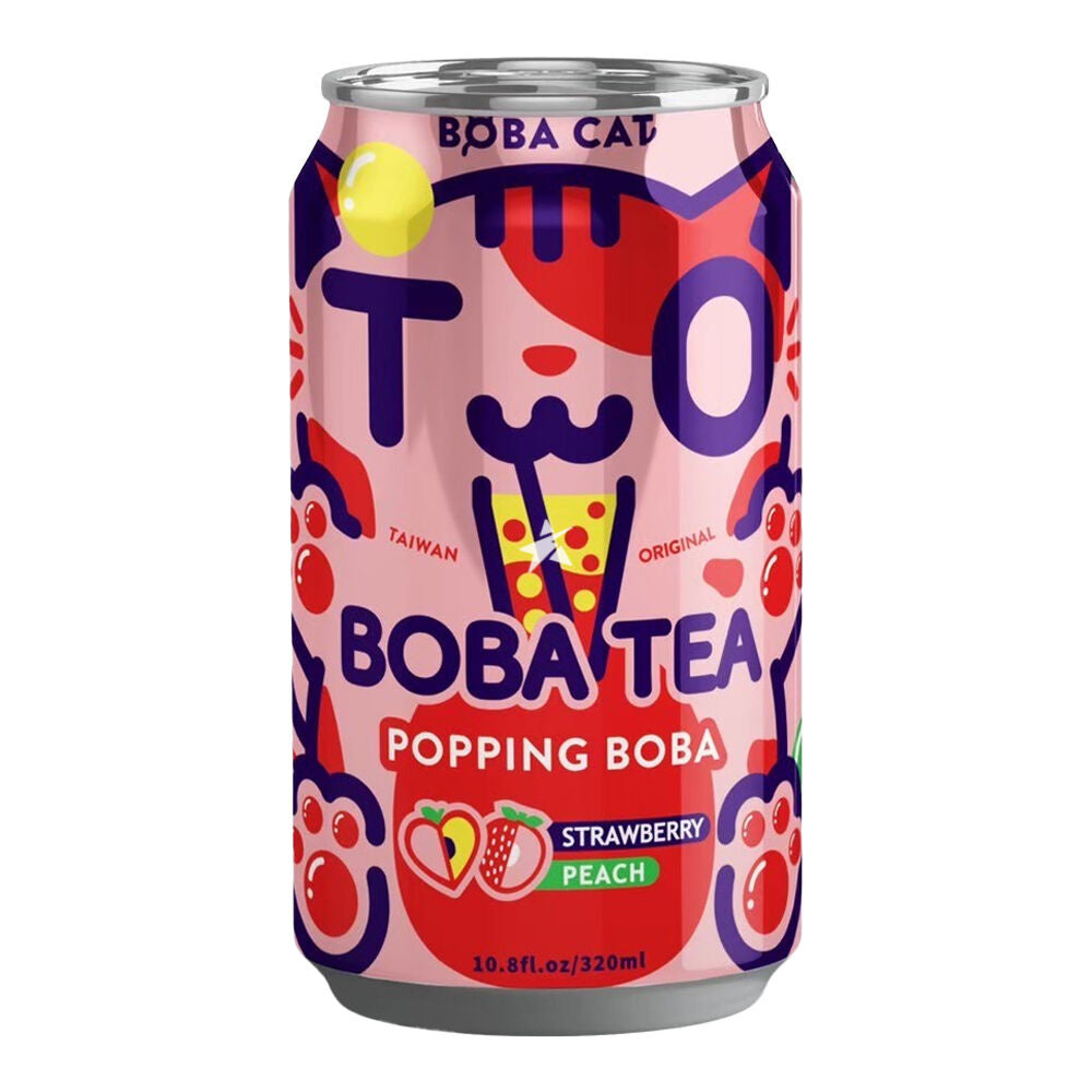 Boba Tea - Strawberry Peach Tea 315ml