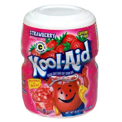 Kool Aid 8QT Strawberry 538 Gram