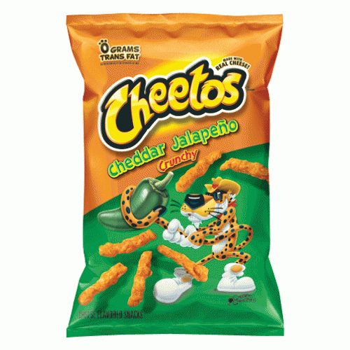 Cheetos - Jalapeno Crunchy 226 Gram 10 Stuks