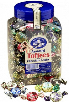 Walkers Assorted Toffees & Chocolate Eclairs 1250 Gram