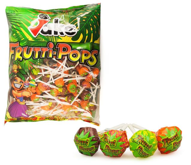 Jake Frutti-Pops 200 sucettes (Halal)