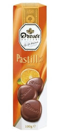 Droste Schokolade Pastilles Koker Orange 85 Gram