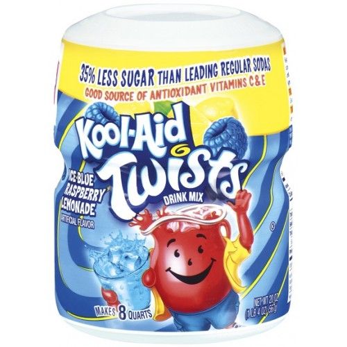 Kool Aid 8QT Ice Blue Raspberry 538 Gram