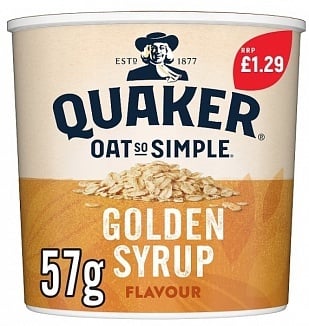 Quaker - Oat So Simple Porridge Pot Syrup 57 Gramm