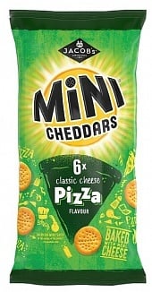 Jacobs - Mini Cheddars Cheese Pizza 138 Gram